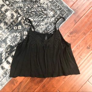 brandy melville black tank top
